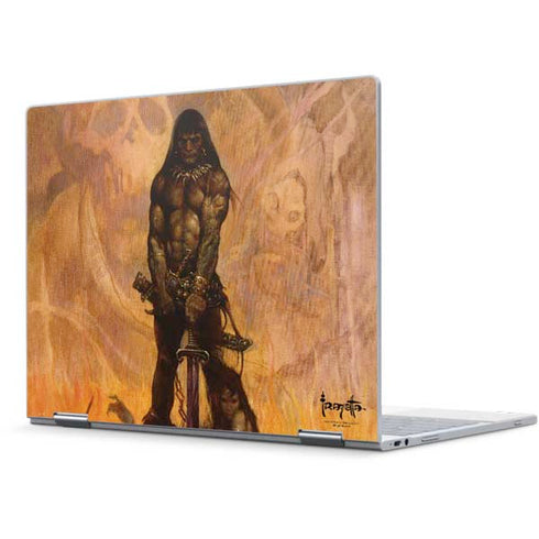 Frazetta Barbarian Pixelbook Skin